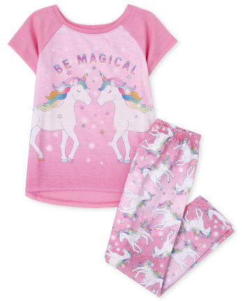 Girls Magical Unicorn Pajamas