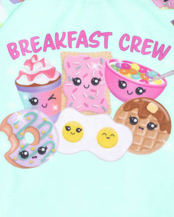 Girls Breakfast Crew Pajamas