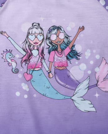 Girls Mermaid Crew Pajamas