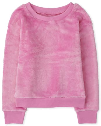 Top de pijama de forro polar acogedor para niñas
