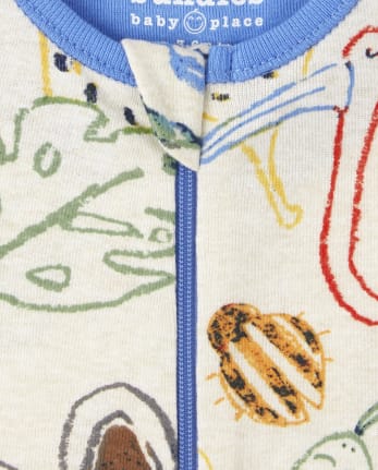 Baby And Toddler Boys Animal Camo Snug Fit Cotton One Piece Pajamas 2-Pack