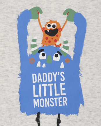 Baby And Toddler Boys Monster Snug Fit Cotton Pajamas