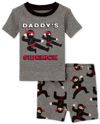 Baby And Toddler Boys Ninja Snug Fit Cotton Pajamas
