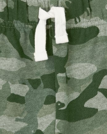 Baby And Toddler Boys Dino Camo French Terry Shorts