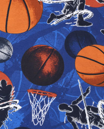 Boys Sports Snug Fit Cotton Pajamas 2-Pack