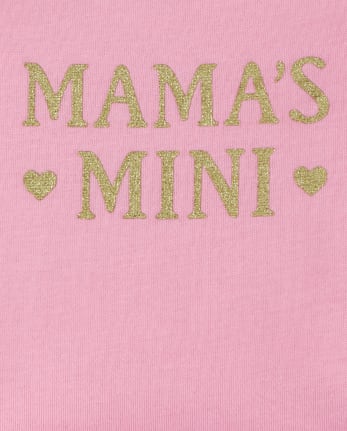 Baby Girls Glitter Mama's Mini Tutu Bodysuit