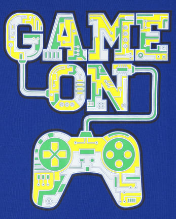 Boys Glow Video Game Weekend Snug Fit Cotton Pajamas 2-Pack