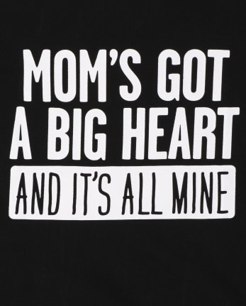 Baby And Toddler Boys Mom's Heart Graphic Tee