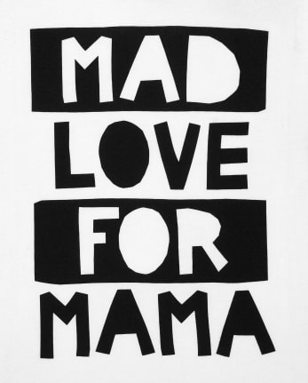 T-shirt graphique Love For Mama pour bébés et tout-petits garçons