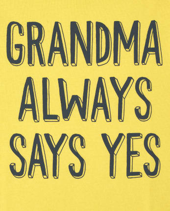 Baby And Toddler Boys Grandma Graphic Tee