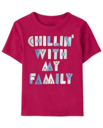 Camiseta con gráfico My Family para bebés y niños pequeños
