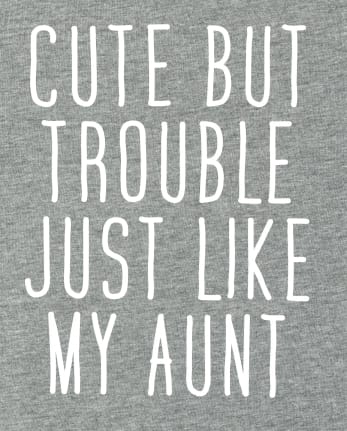 T-shirt graphique pour bébés et tout-petits garçons comme ma tante