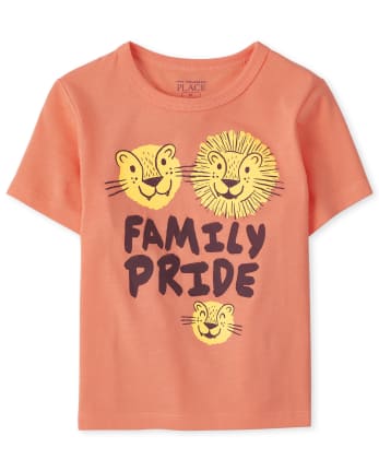 Baby And Toddler Boys Family Pride Graphic Tee