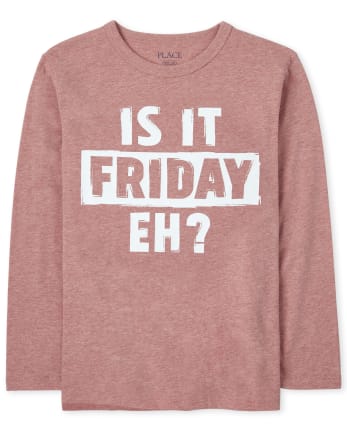 T-shirt graphique du vendredi pour garçons
