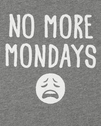 Camiseta con gráfico Mondays para niños