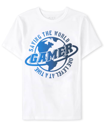 Camiseta gráfica de jugador para niños