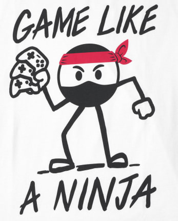 Camiseta gráfica Game Ninja para niños