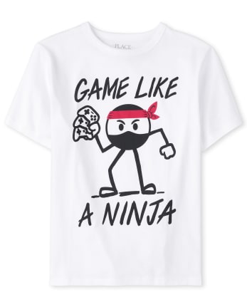 Camiseta gráfica Game Ninja para niños