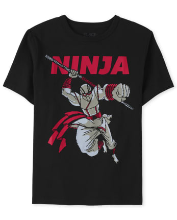 Camiseta con gráfico Ninja para niños