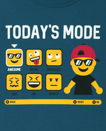 Boys Emoji Graphic Tee