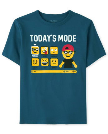Boys Emoji Graphic Tee
