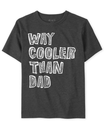 Camiseta gráfica Cooler Than Dad para niños