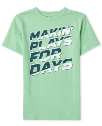 Boys Plays For Days Graphic Tee
