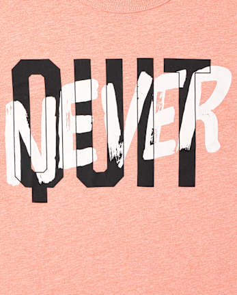 Boys Never Quit Graphic Tee