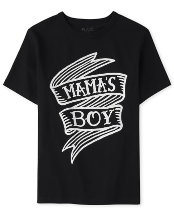 Camiseta estampada Mama's Boy para niños