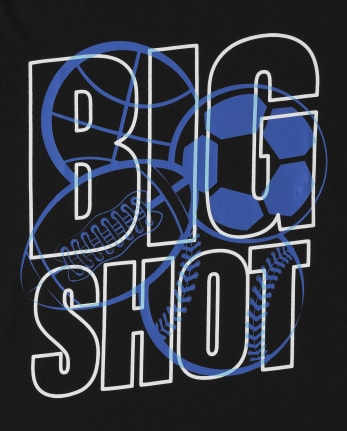 Camiseta estampada Big Shot para niños