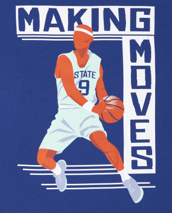 Boys Basketball Graphic Tee
