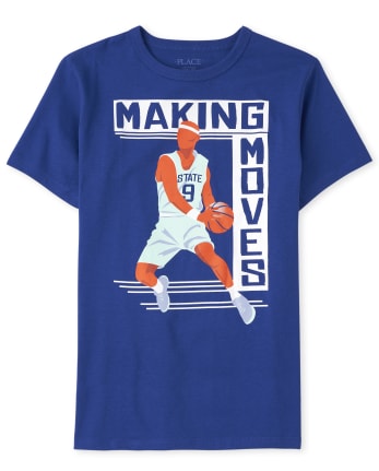 Boys Basketball Graphic Tee
