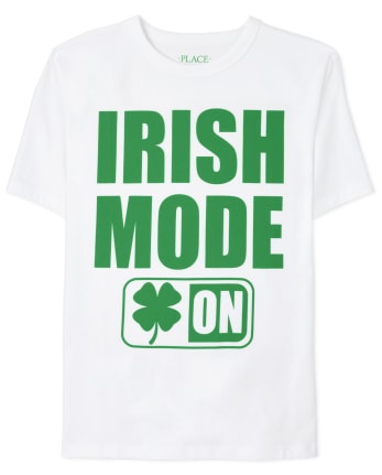 Boys St. Patrick's Day Irish Mode Graphic Tee
