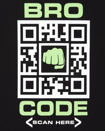 Camiseta gráfica Bro Code para niños