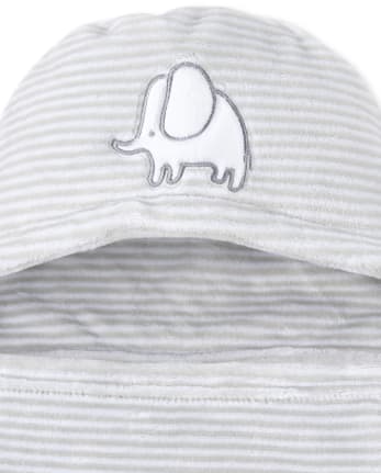 Unisex Baby Elephant Cozy Hooded Blanket