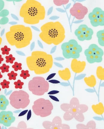 Baby Girls Floral Pants 2-Pack