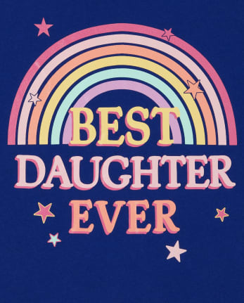 Girls Best Daughter Graphic Tee