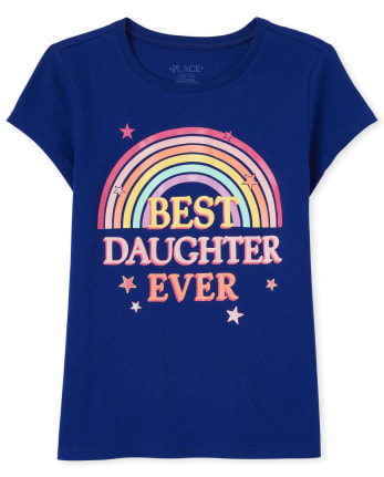 Girls Best Daughter Graphic Tee