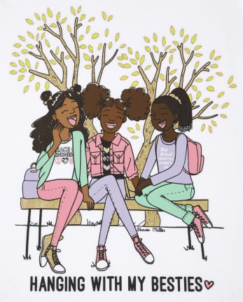 Girls My Besties Graphic Tee