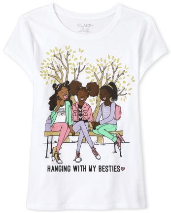 Girls My Besties Graphic Tee