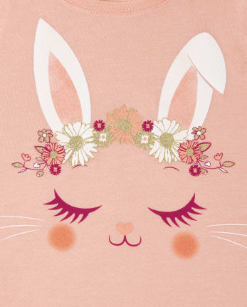 Girls Bunny Graphic Tee