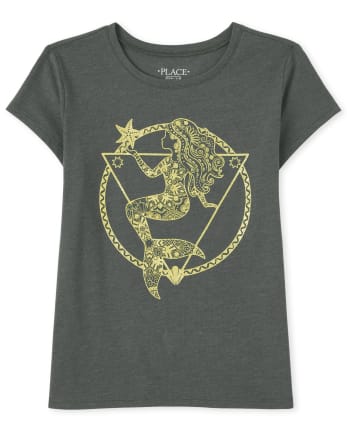 Girls Mermaid Graphic Tee