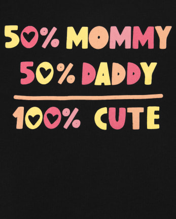 T-shirt graphique mignon pour bébé et toute-petite fille