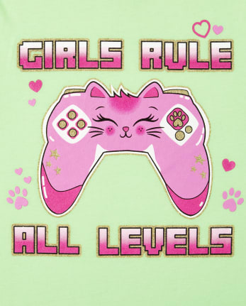 Girls Video Game Graphic Tee