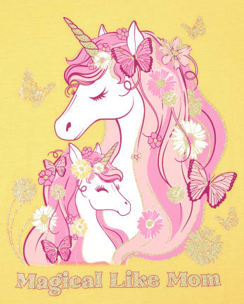 Girls Magical Unicorn Graphic Tee