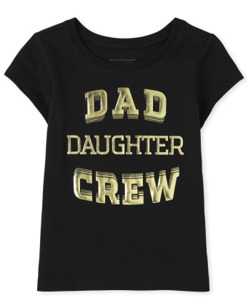 T-shirt graphique assorti pour bébés et petites filles