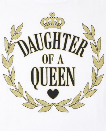 Girls Daughter Of A Queen Graphic Tee