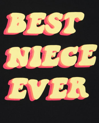 Baby And Toddler Girls Best Niece Graphic Tee