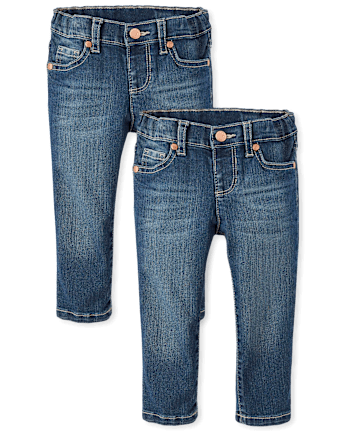 Baby And Toddler Girls Skinny Jeans 2-Pack