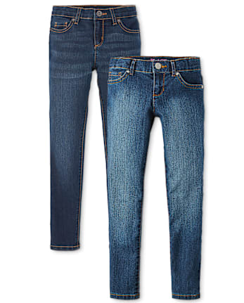 Girls Super Skinny Jeans 2-Pack